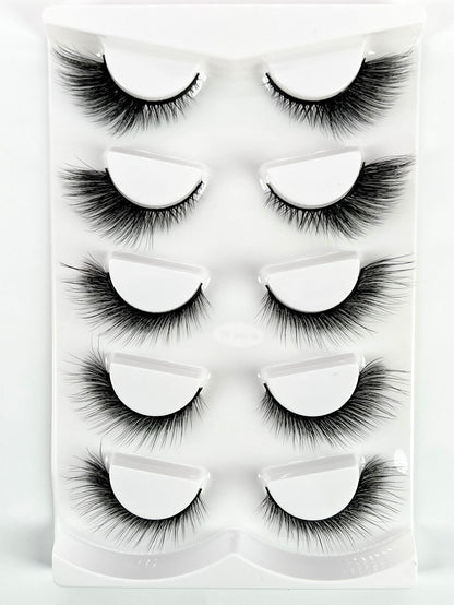 Mink Eyelashes Eye Tail Lengthening Natural Eyelashes Flat False
