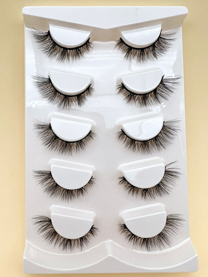 Mink Eyelashes Eye Tail Lengthening Natural Eyelashes Flat False