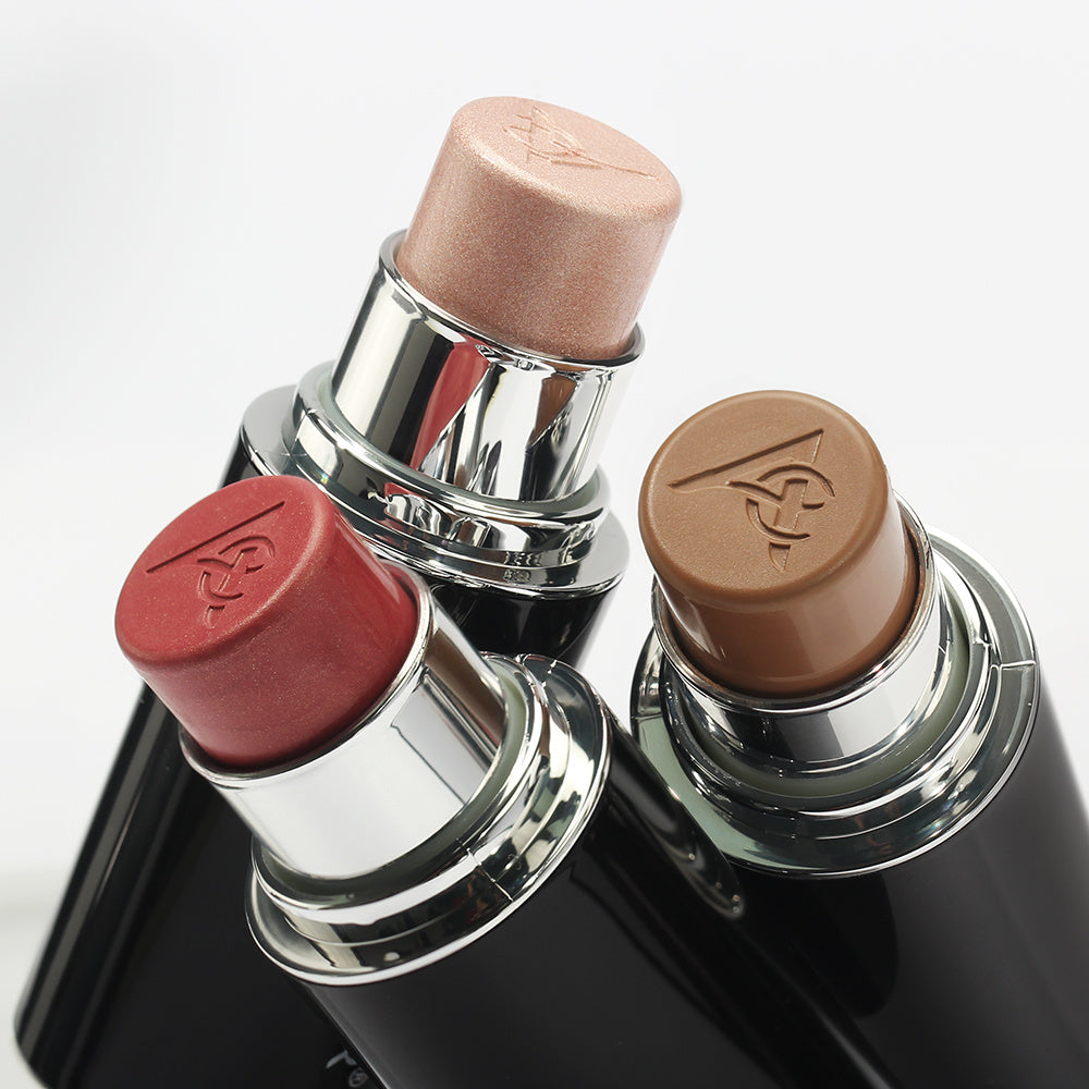 Anglicolor Highlighter Long Lasting,Contour Stick Makeup Naturally,Blush Makeup Smoothing,High Color Rendering,Easy To Mix,Vegan & Cruelty-Fre