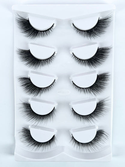 Mink Eyelashes Eye Tail Lengthening Natural Eyelashes Flat False